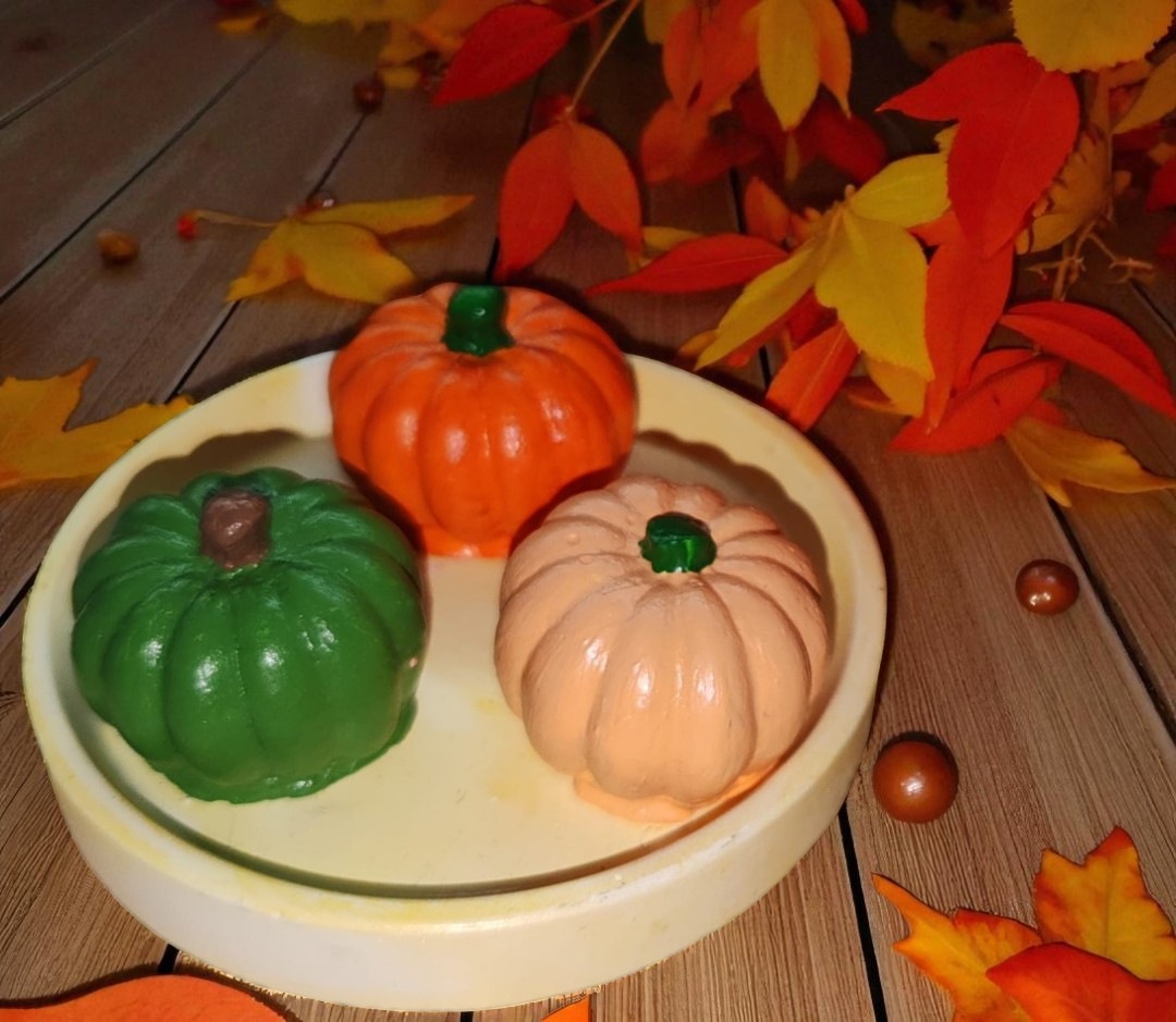 Üçlü Dekoratif Mini Bal Kabağı Seti