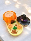 Balkabaklı Rüya Set 2 (Sunumluklu Cadı Balkabağı Evi Mum &  Minik Balkabağı Mum Set)