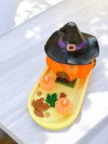 Balkabaklı Rüya Set 2 (Sunumluklu Cadı Balkabağı Evi Mum &  Minik Balkabağı Mum Set)