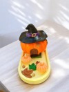 Balkabaklı Rüya Set 2 (Sunumluklu Cadı Balkabağı Evi Mum &  Minik Balkabağı Mum Set)