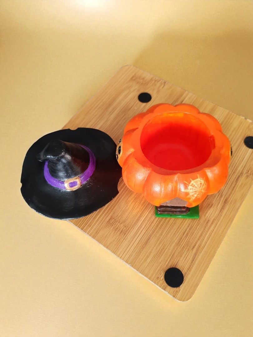 "Sonbahar Masalı" - Bal Kabağı Evi Dekoratif Saklama Kutusu