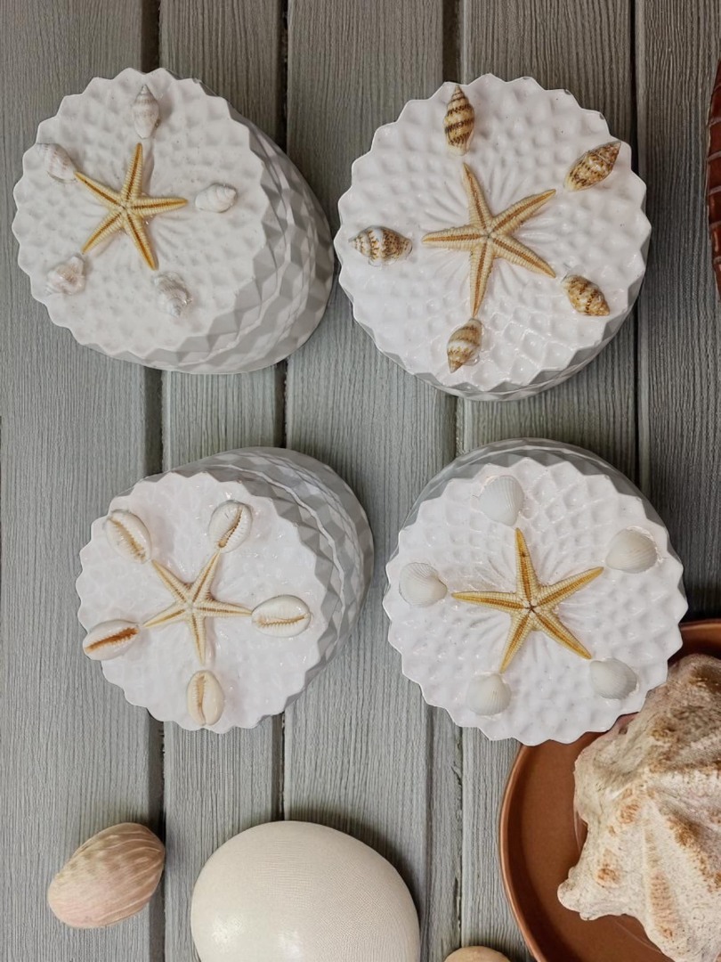 Beyaz Kapaklı Kristal Desenli Dekoratif Saklama Kutusu 2