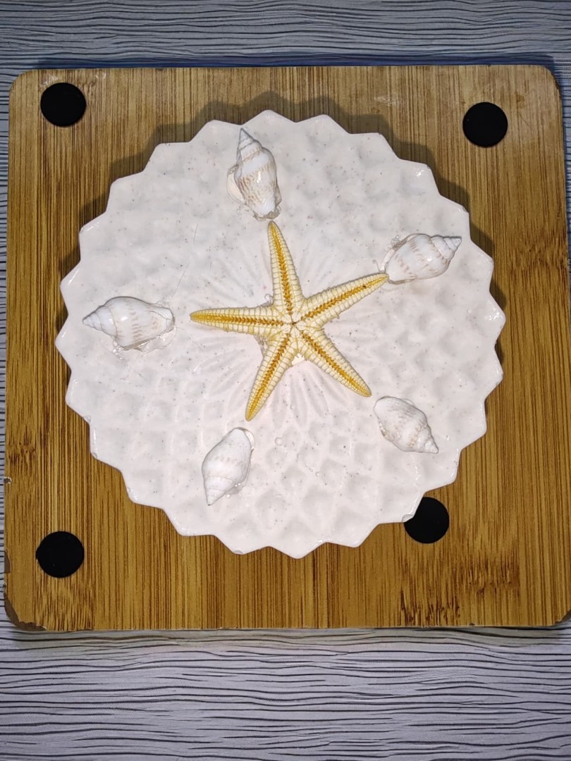 Beyaz Kapaklı Kristal Desenli Dekoratif Saklama Kutusu 3