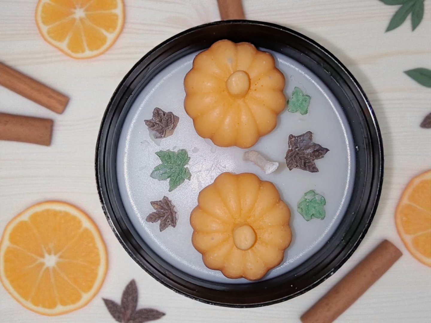 'Kavanozda Sonbahar 2' Kokulu Dekoratif Soya Mumu 