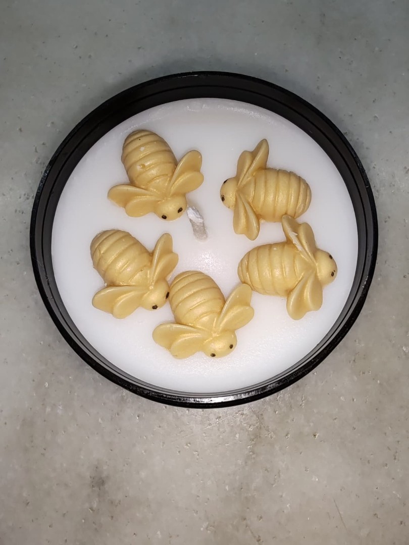 'Küçük Kovan' Kavanozda Kokulu Dekoratif Soya Mumu 100gr