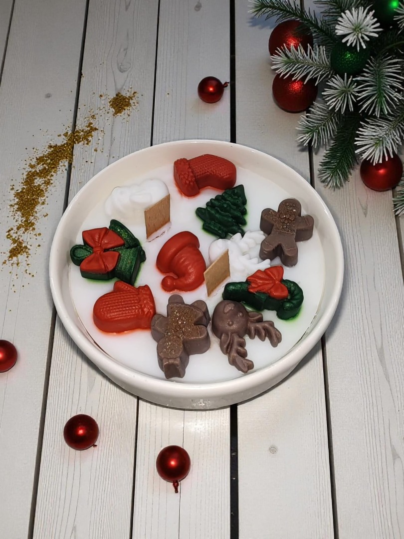 Kış Rüyası - Yeni Yıl Dekoratif Kokulu Kase Mum