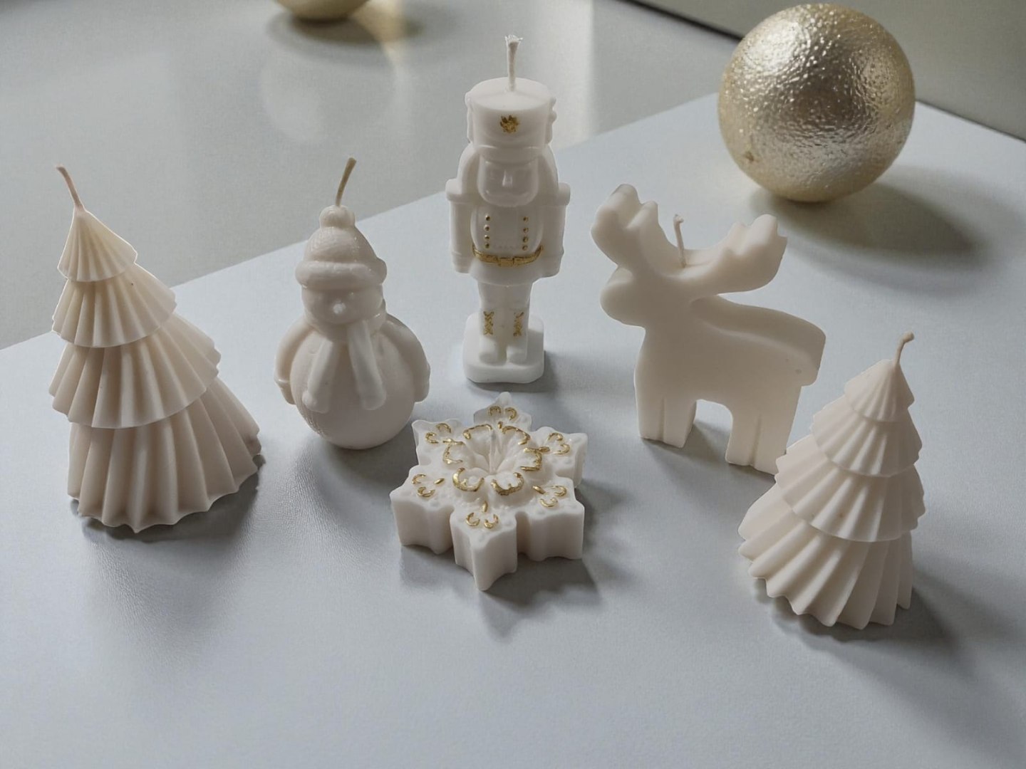 Yeni Yıl - Yılbaşı Çam Ağacı Dekoratif Kokulu Mum 9cm