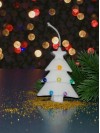 Yeni Yıl - Yılbaşı Mini Çam Ağacı Dekoratif Kokulu Mum 2