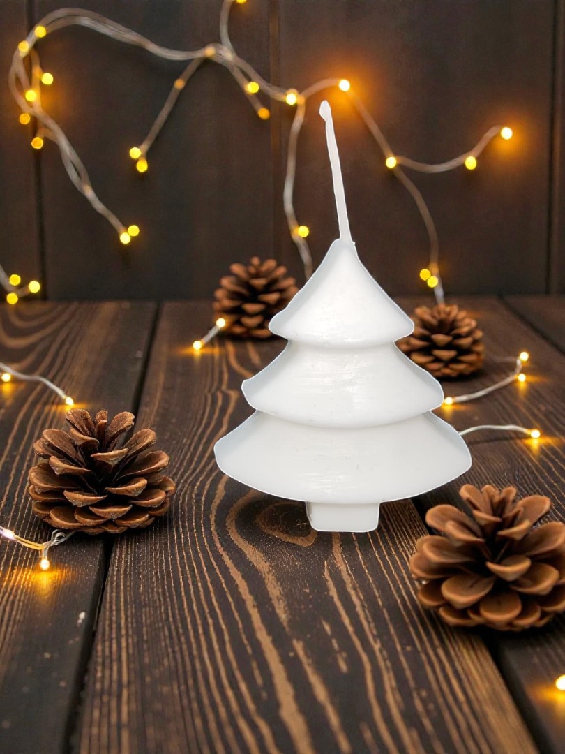 Yeni Yıl - Yılbaşı  Mini Çam Ağacı Dekoratif Kokulu Mum