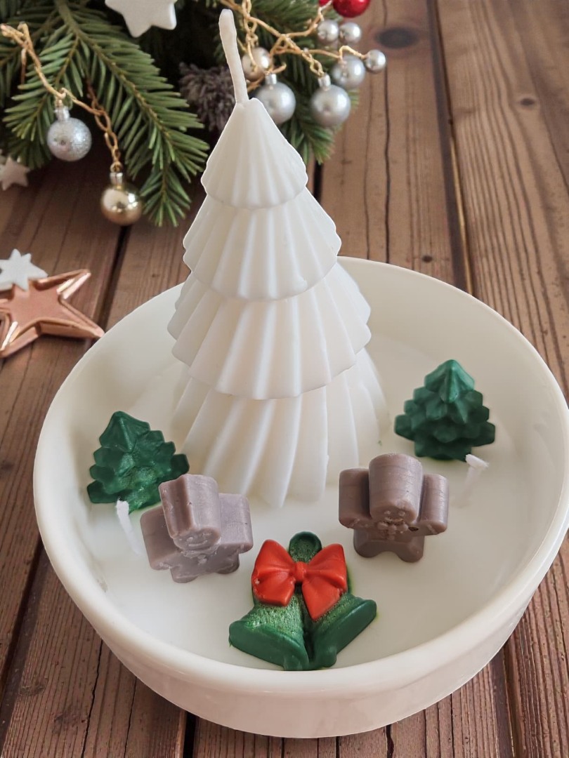 Kış Ormanı- Yeni Yıl Dekoratif Kokulu Kase Mum