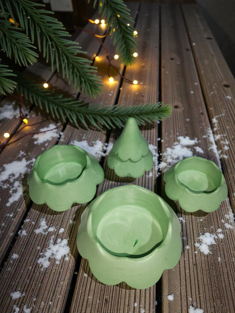 Katmanlı Çam Ağacı Dekoratif Saklama Kutusu