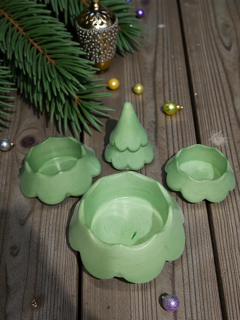 Katmanlı Çam Ağacı Dekoratif Saklama Kutusu