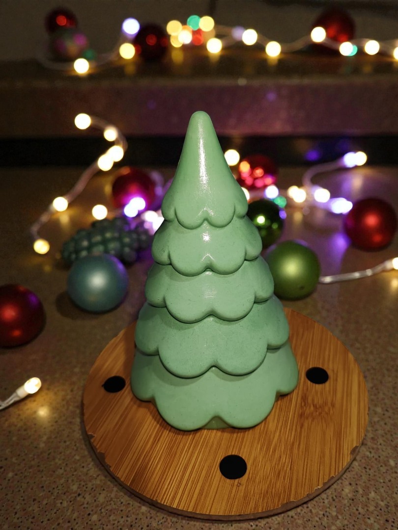 Katmanlı Çam Ağacı Dekoratif Saklama Kutusu