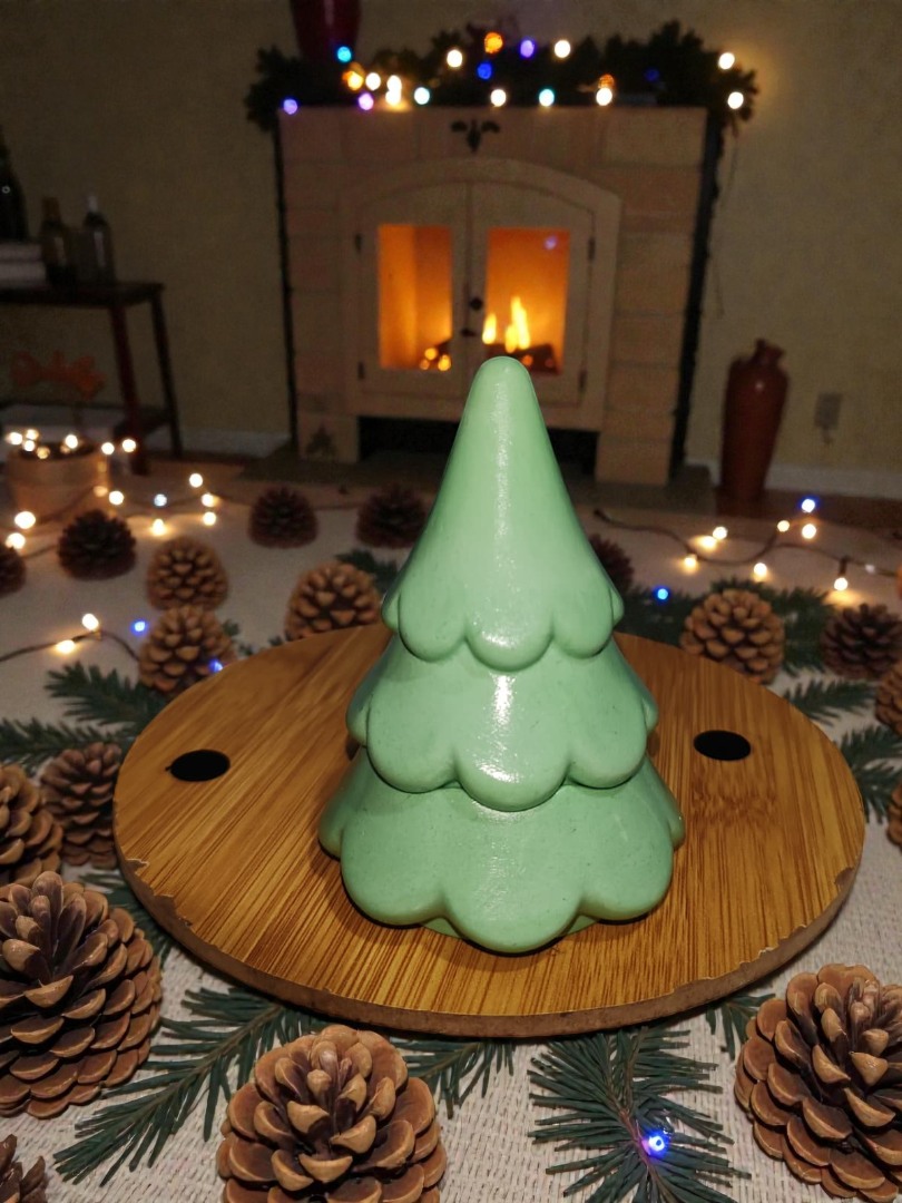 Mini Çam Ağacı Dekoratif Saklama Kutusu