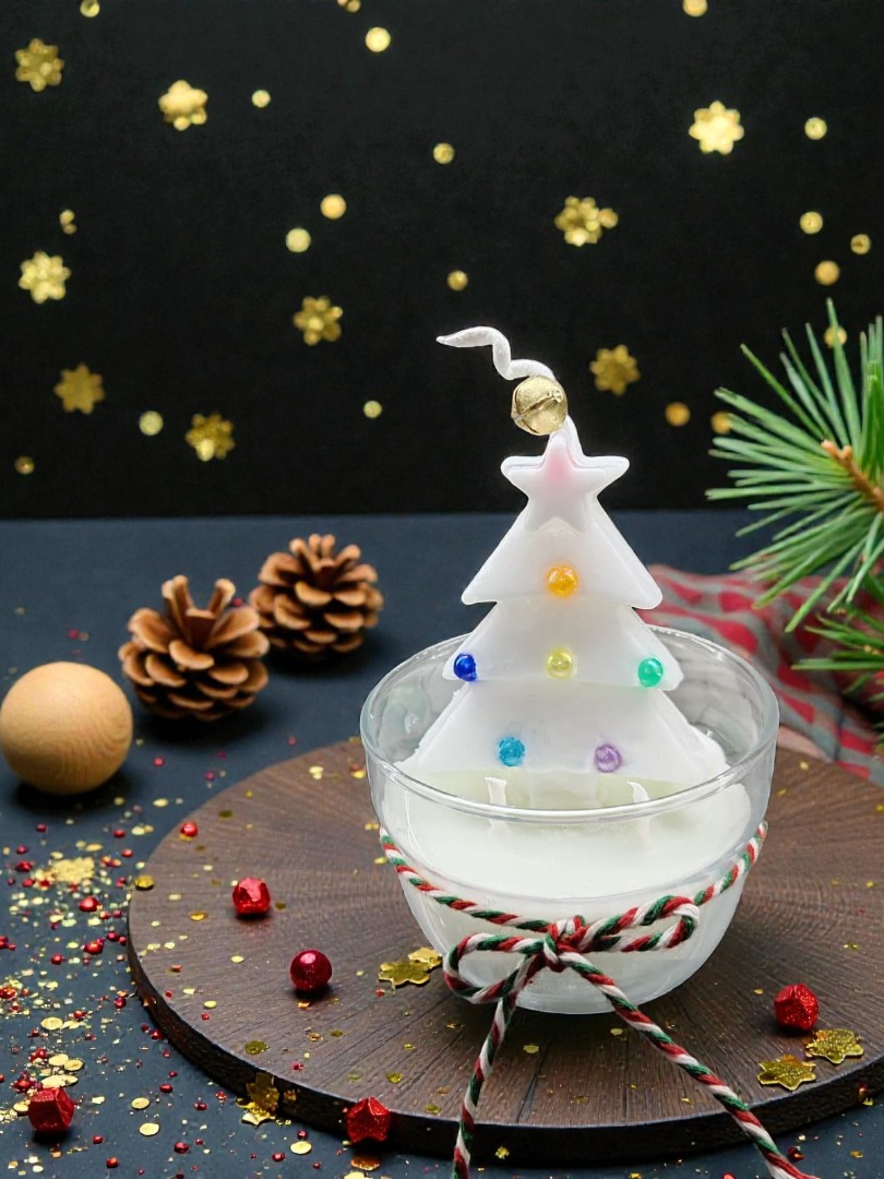 Kasede Çam Ağacı Dekoratif Kokulu Mum