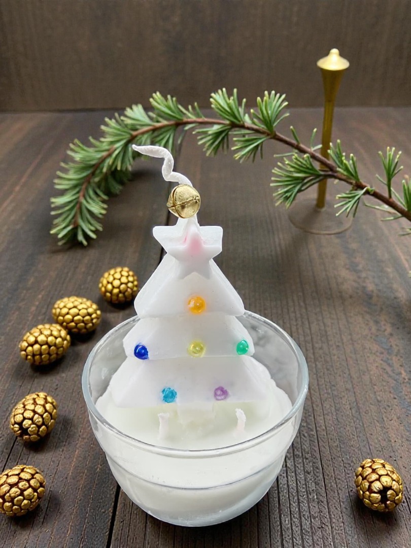 Kasede Çam Ağacı Dekoratif Kokulu Mum