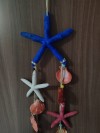 Üçlü Deniz Kabuklu  ve Deniz Yıldızlı Dekoratif Rüzgar Çanı 1