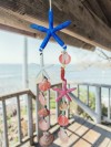 Üçlü Deniz Kabuklu  ve Deniz Yıldızlı Dekoratif Rüzgar Çanı 1