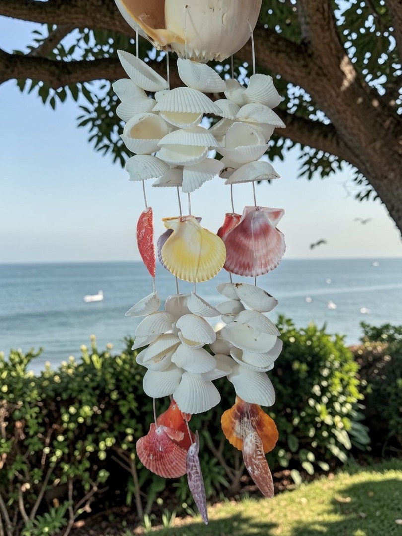 İthal Littup Deniz Kabuklu Melo Sarkaç Rüzgar Çanı